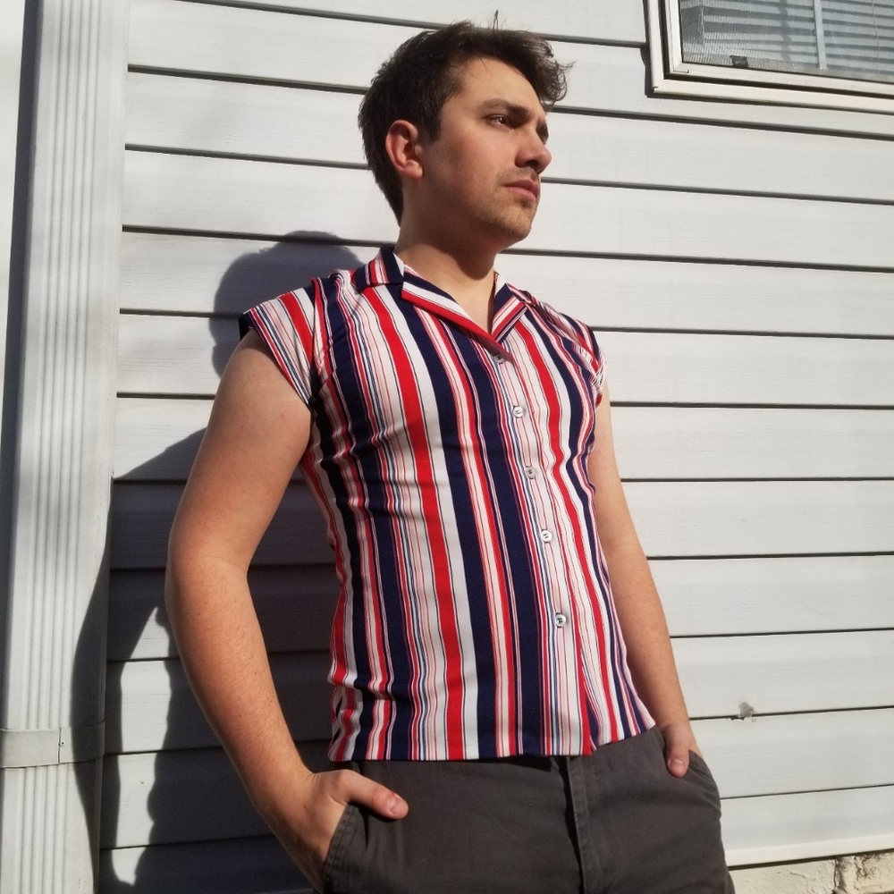 1970s Vintage Button-Up Shirt by Jane Holly